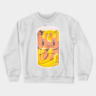 Orange Juice Cat Crewneck Sweatshirt